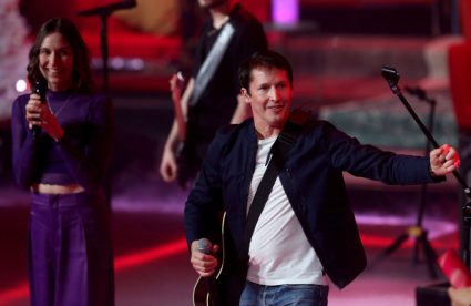 JAmes Blunt "the Voice" Finals Of Season 13th In Berlin