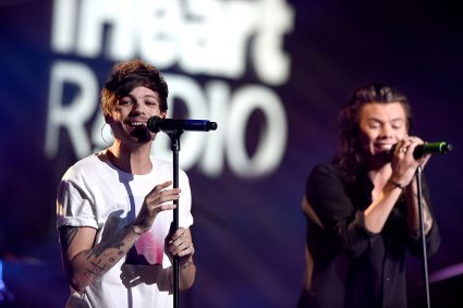 Louis Tomlinson Harry Styles 106.1 Kiss Fm's Jingle Ball 2015 Show