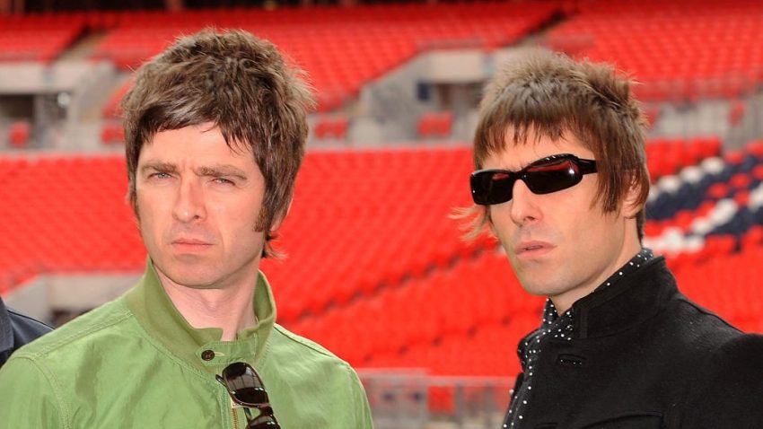 Oasis Liam en Noel Gallagher Gettyimages 91581337