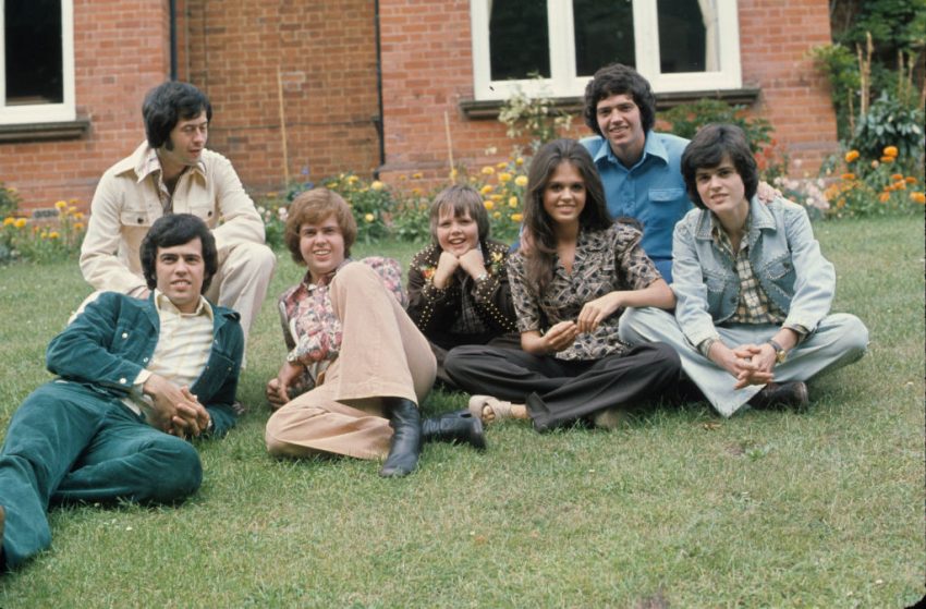 The Osmonds, Wayne, Jay, Merrill, Jimmy, Marie, Alan and Donny Anwar Hussein Archive