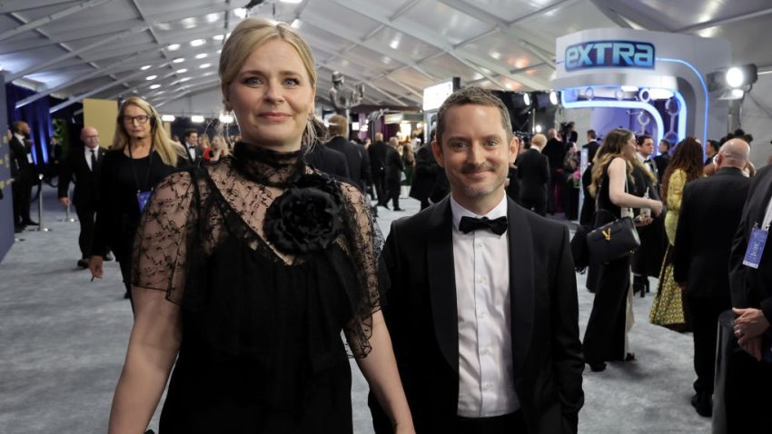 Mette-Marie Kongsved and Elijah Wood Gettyimages 2036649652