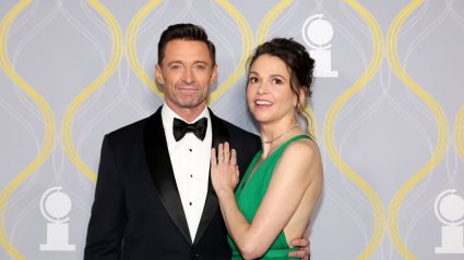 Hugh Jackman en Sutton Foster Gettyimages 1402549820