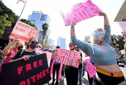 Britney Spears Fans Rally Outside Courthouse